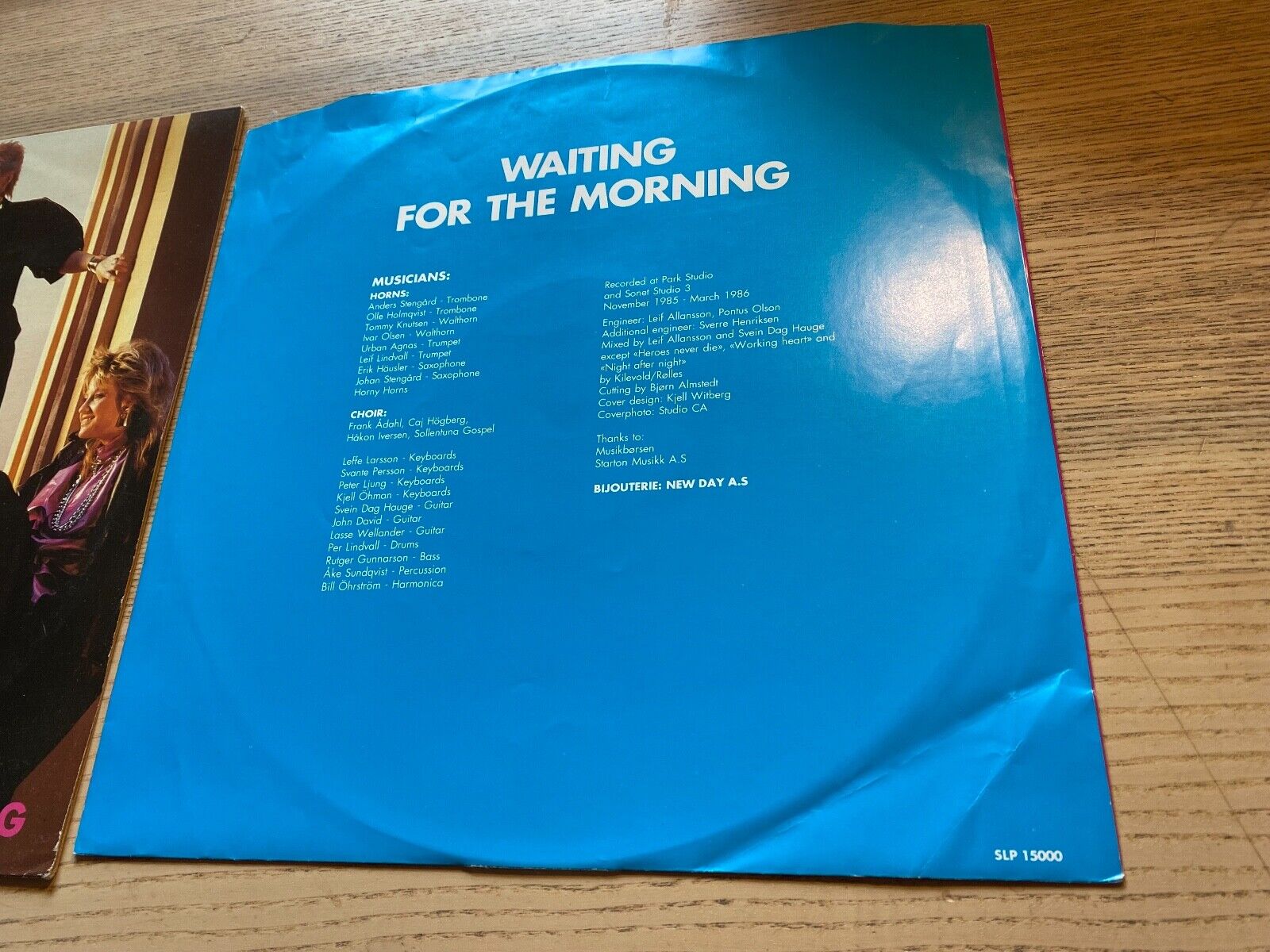 BOBBYSOCKS! "WAITING FOR THE MORNING" 1986 NORWEGIAN 1 PRESS NCB VINYL LP 33 RPM