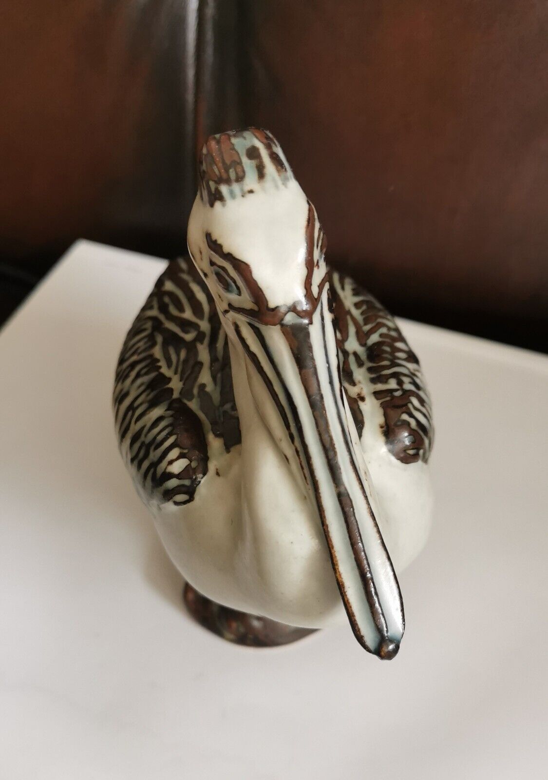 Royal Copenhagen Figurine Stoneware Pelican 243 Grut 22296 Bird Factory First