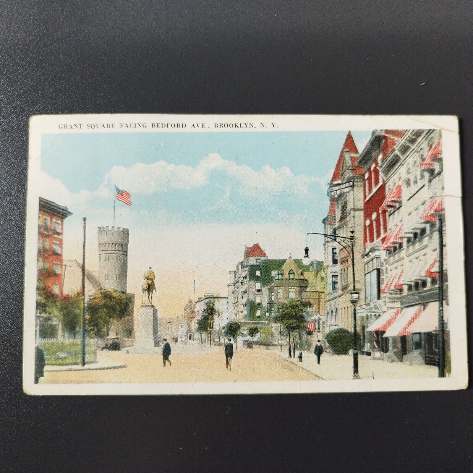 NY Grant Square facing Bedford AveBrooklyn New YorkPosted in 1923