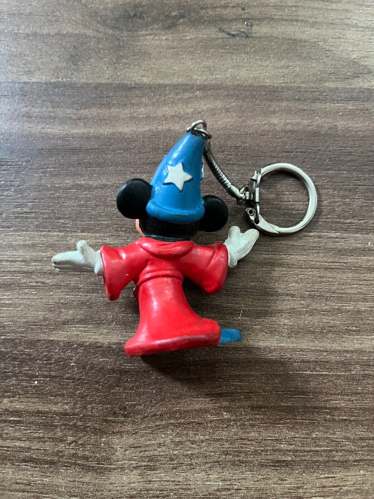 Vintage Mickey Mouse Sorcerer's Apprentice Keychain Disney Fantasia West Germany