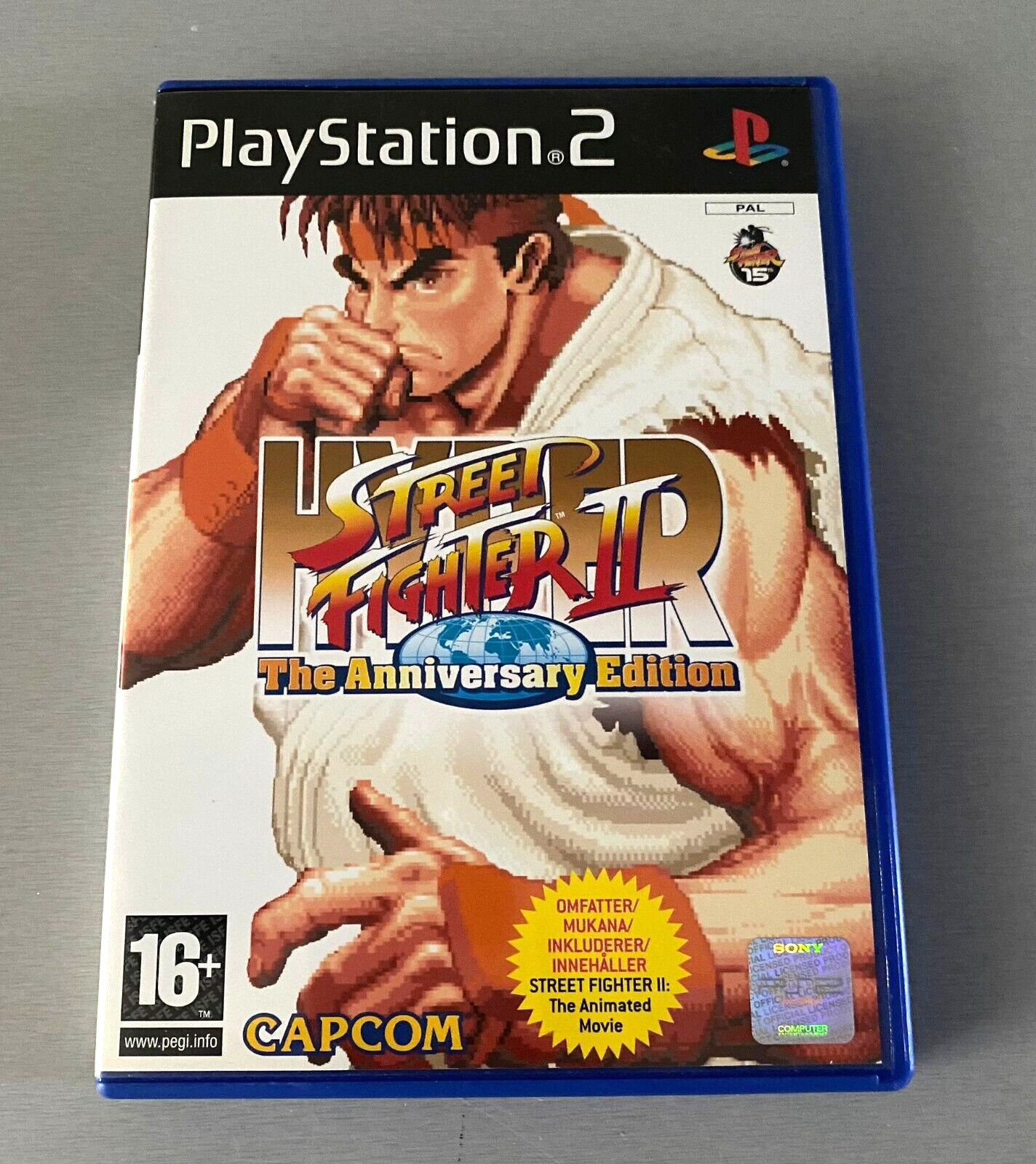 Hyper Street Fighter 2 The Anniversary Edition Playstation 2 (PS2) (Complete)