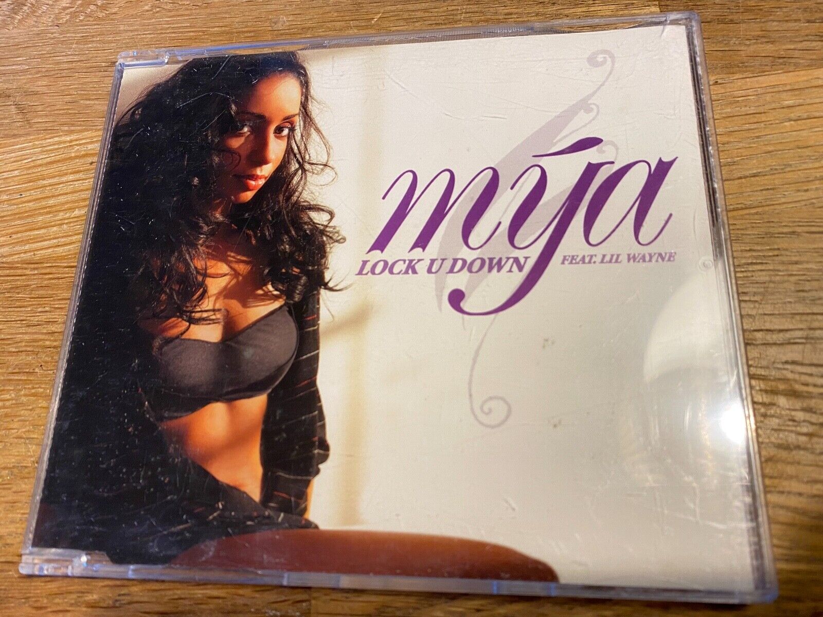 MYA FEAT LIL WAYNE "LOCK U DOWN"" PROMOTIONAL CD 2007 CD SINGLE MOTOWN RECORDS