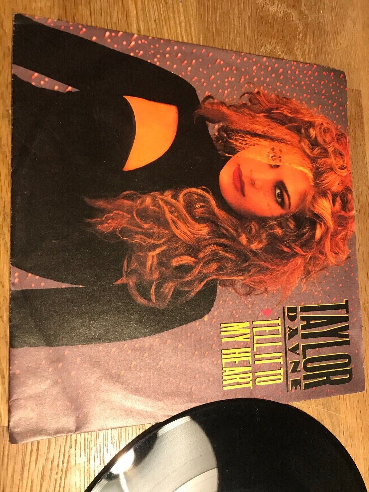 TAYLOR DAYNE "TELL IT TO MY HEART" 1987 ARISTA RECORDS WEST GERMAN PRESSING RARE