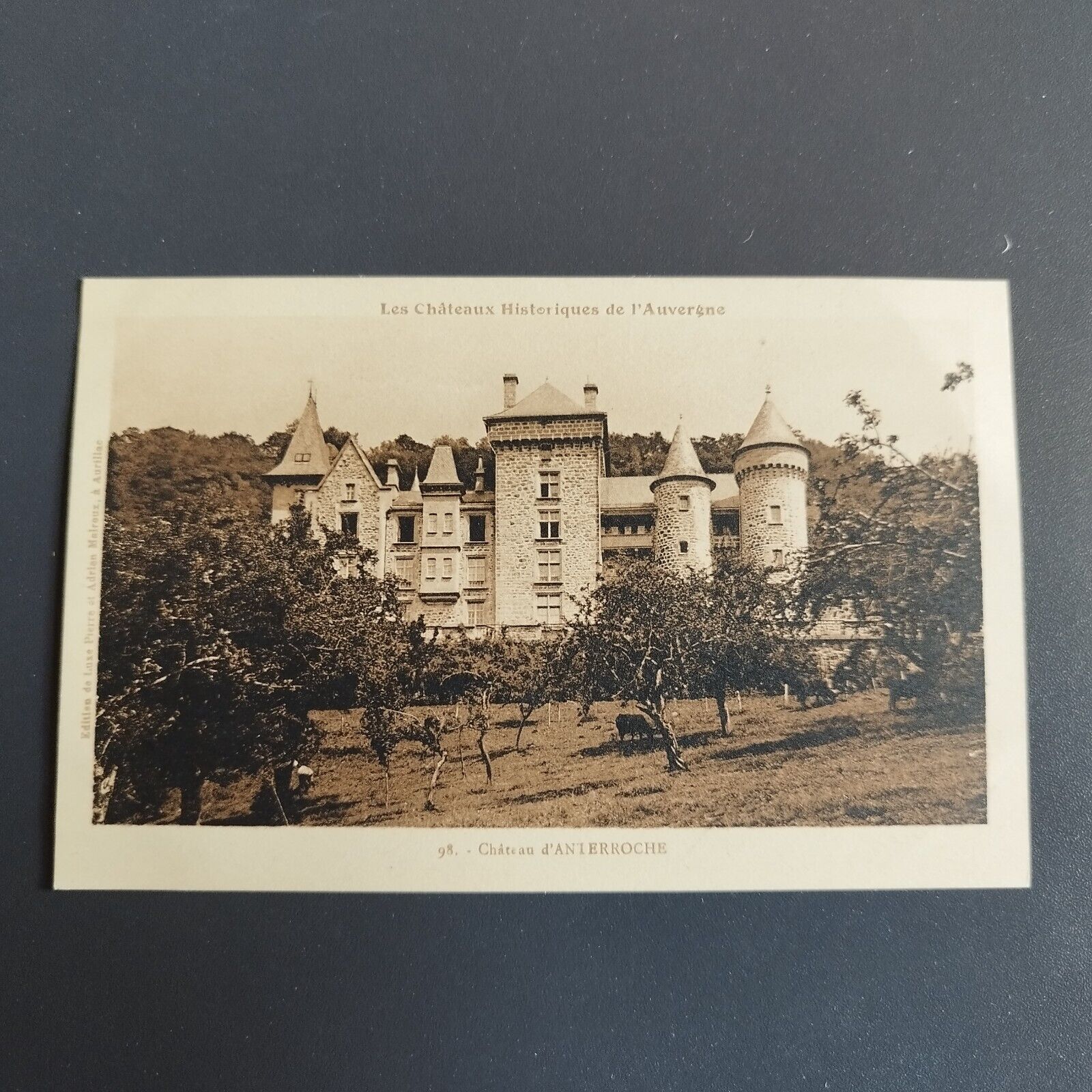 France-98-L'Auvergne-Château d'Anterroche 1910s