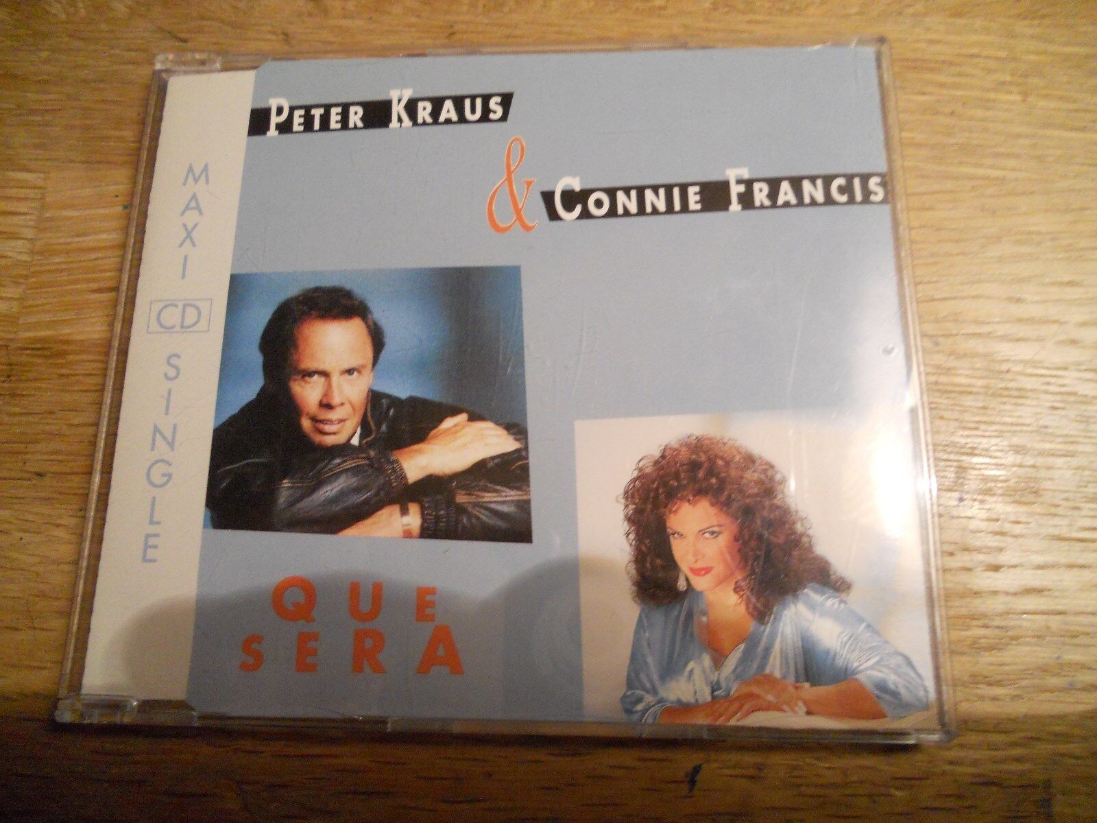 PETER KRAUS  CONNIE FRANCIS QUE SERA 3 TRACKS CD SINGLE 1992 USED HERZ KLANG***