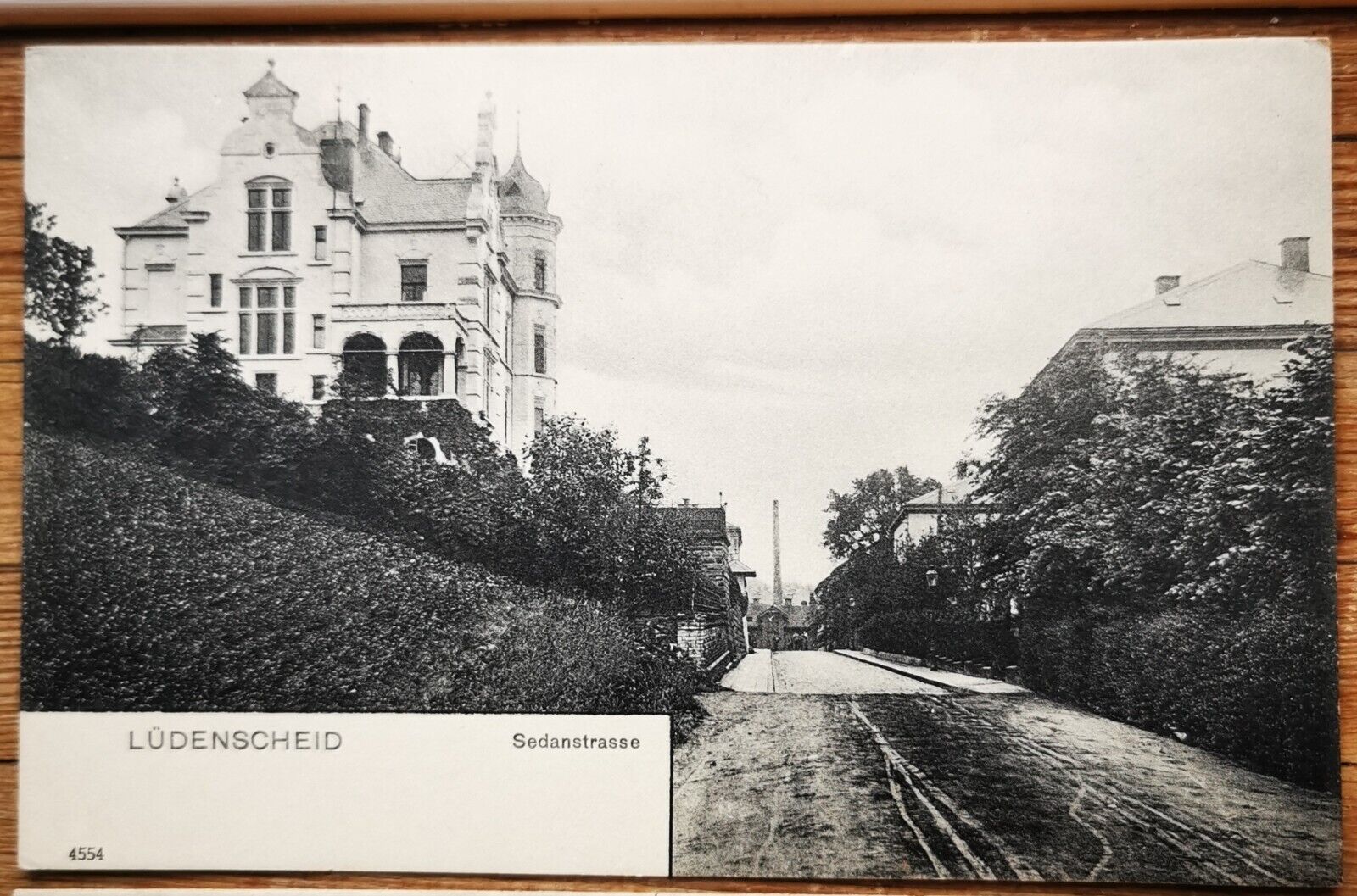 Two old postcard: Street view from Lüdenscheid in Germany c 1910  pok390