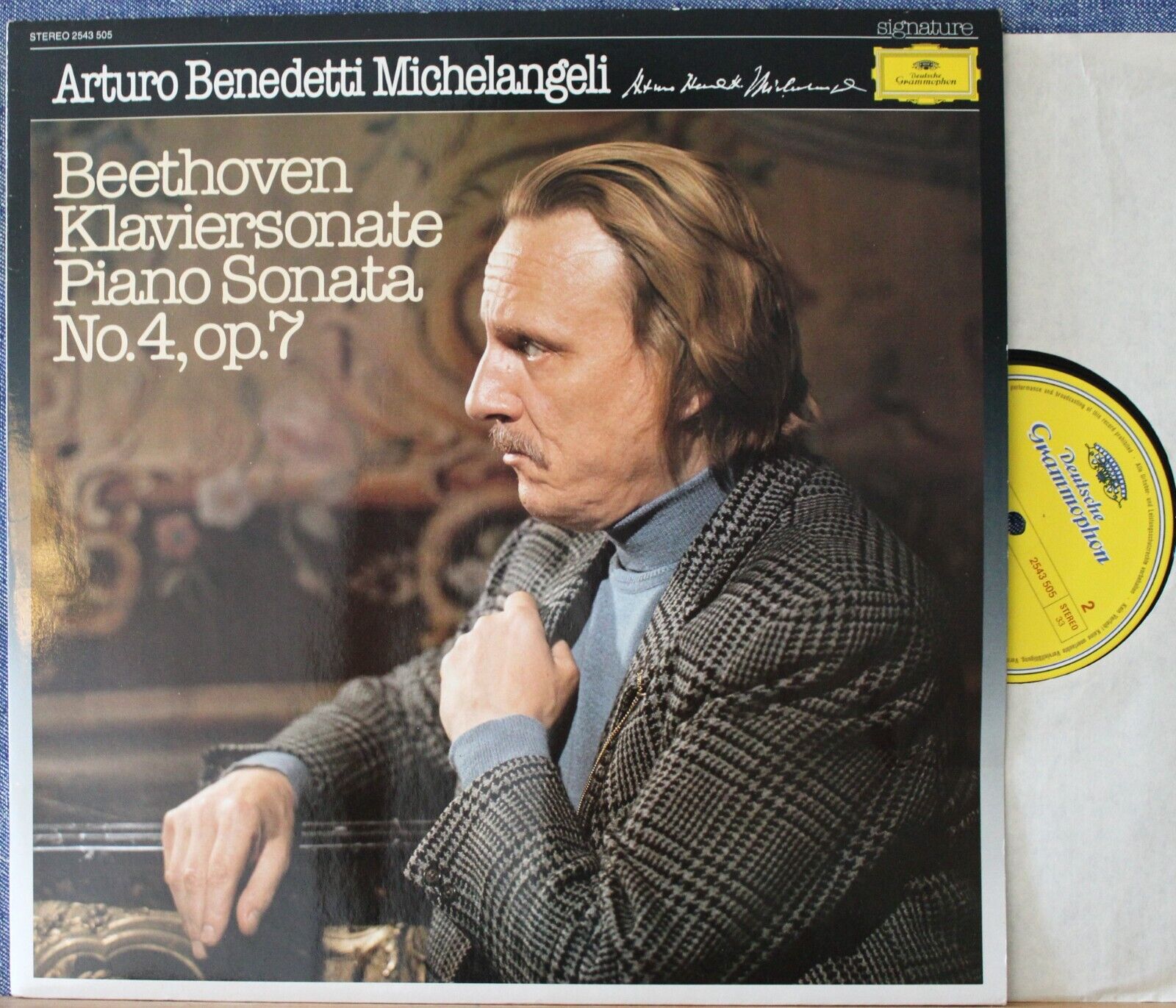 Michelangeli Beethoven (Sonata op 7) DGG 2543 505 NM