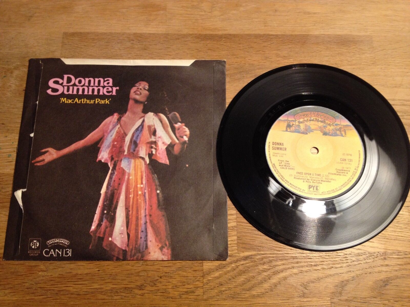 DONNA SUMMER "MACARTHUR PARK/ONCE UPON A TIME" 1978 UK CASABLANCA RECORDS UK OOP