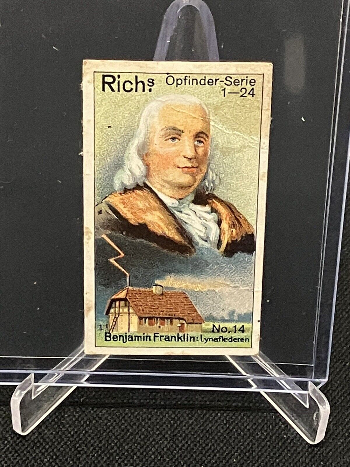 1927 Rich’s Collectors Vintage Inventor Series Benjamin Franklin #14