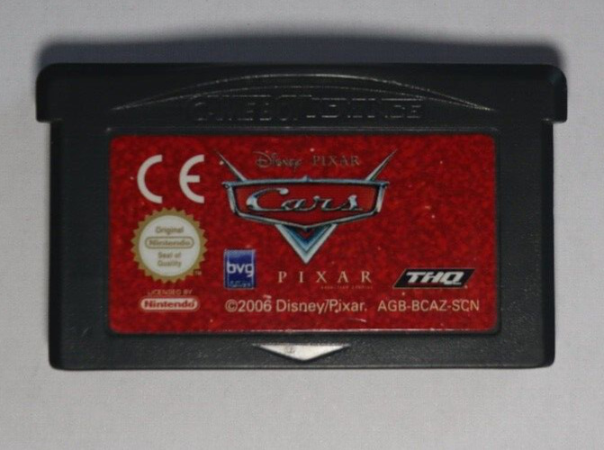 Cars Nintendo Game Boy Advance AGB-BCAZ-SCN Cartridge Only