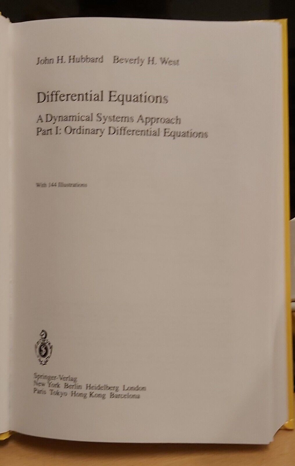 Differential Equations - A Dynamical Systems Approach