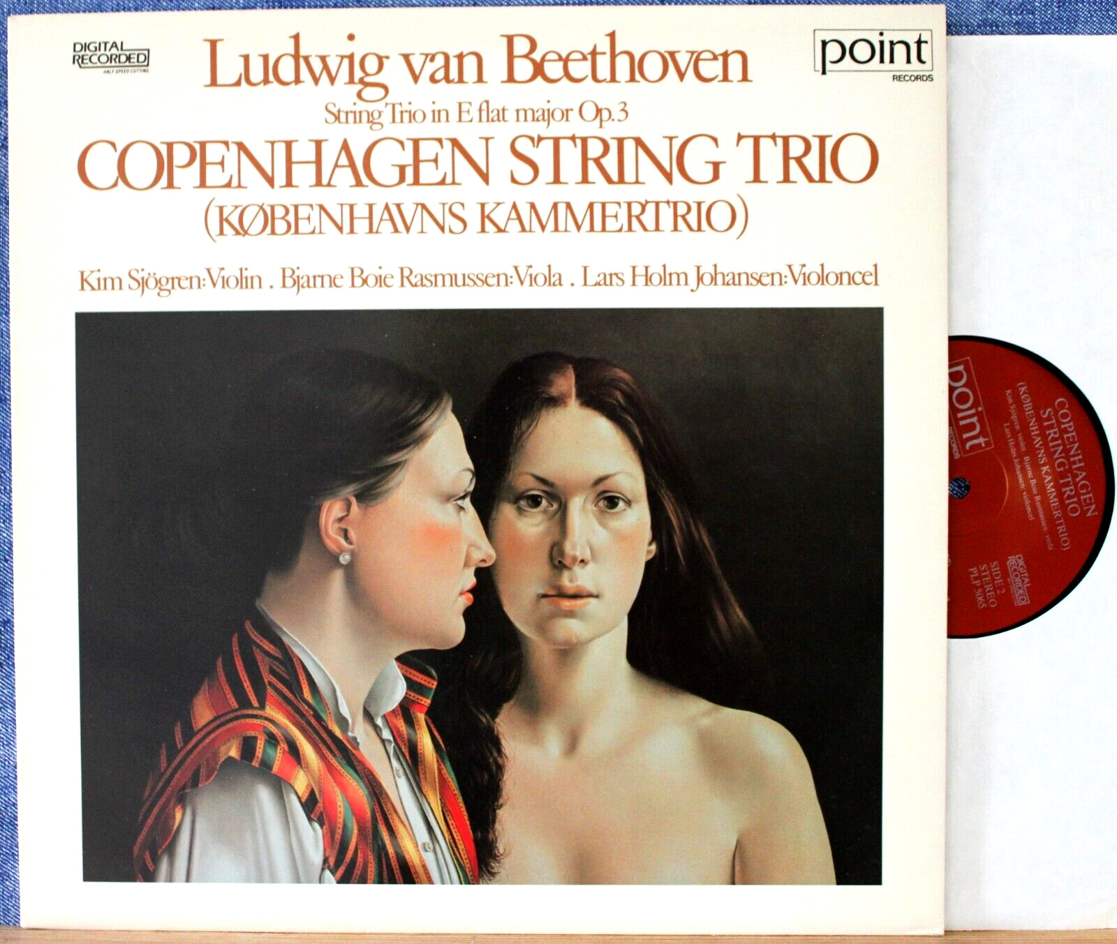 Copenhagen String Trio Beethoven (Trio op 3) Point PLP 5065 dig NM