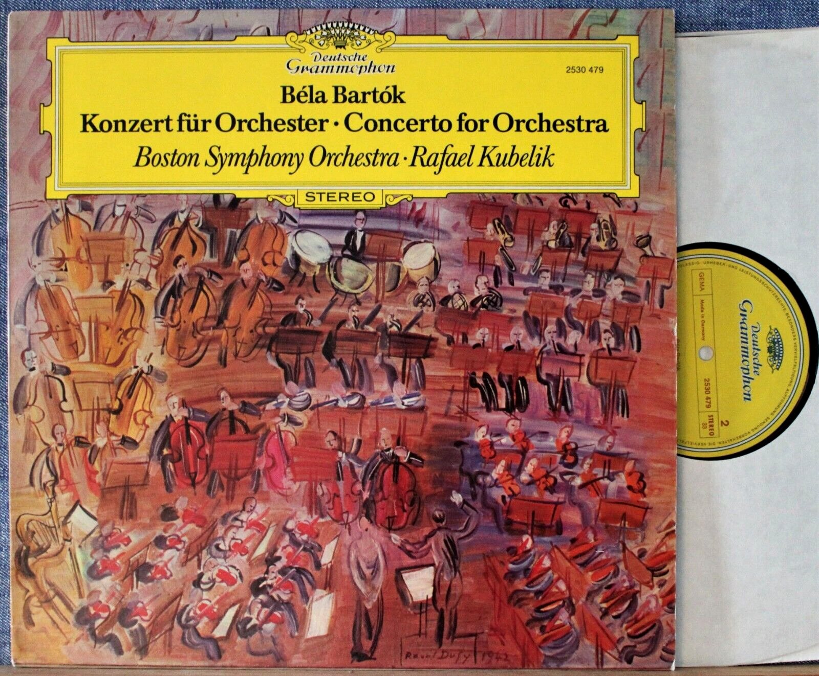 Kubelik  Bartok (Concerto for Orchestra DGG 2530 479 NM