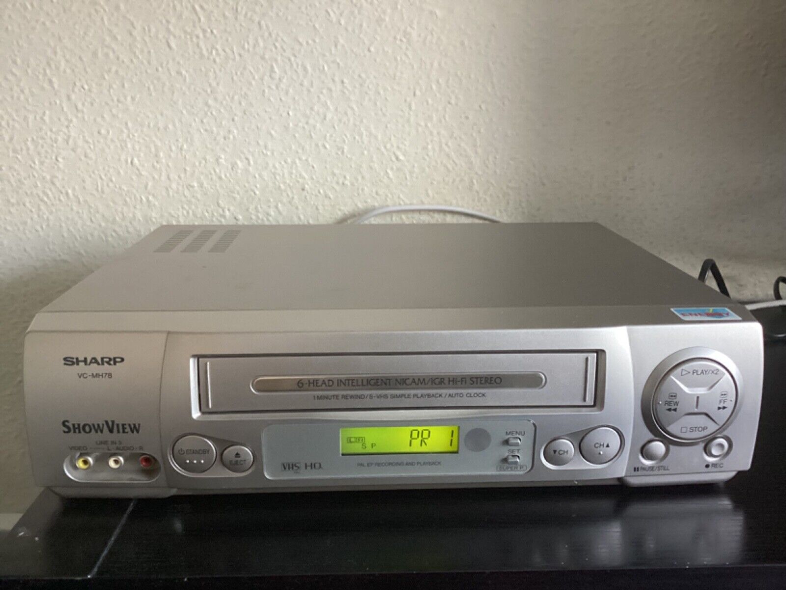 SHARP VC-MH78 - Video Cassette Recorder - Original Remote - In great condition