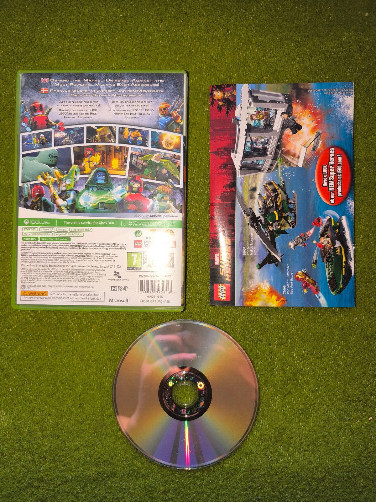 *Microsoft Xbox 360* LEGO Marvel Super Heroes CIB - PAL