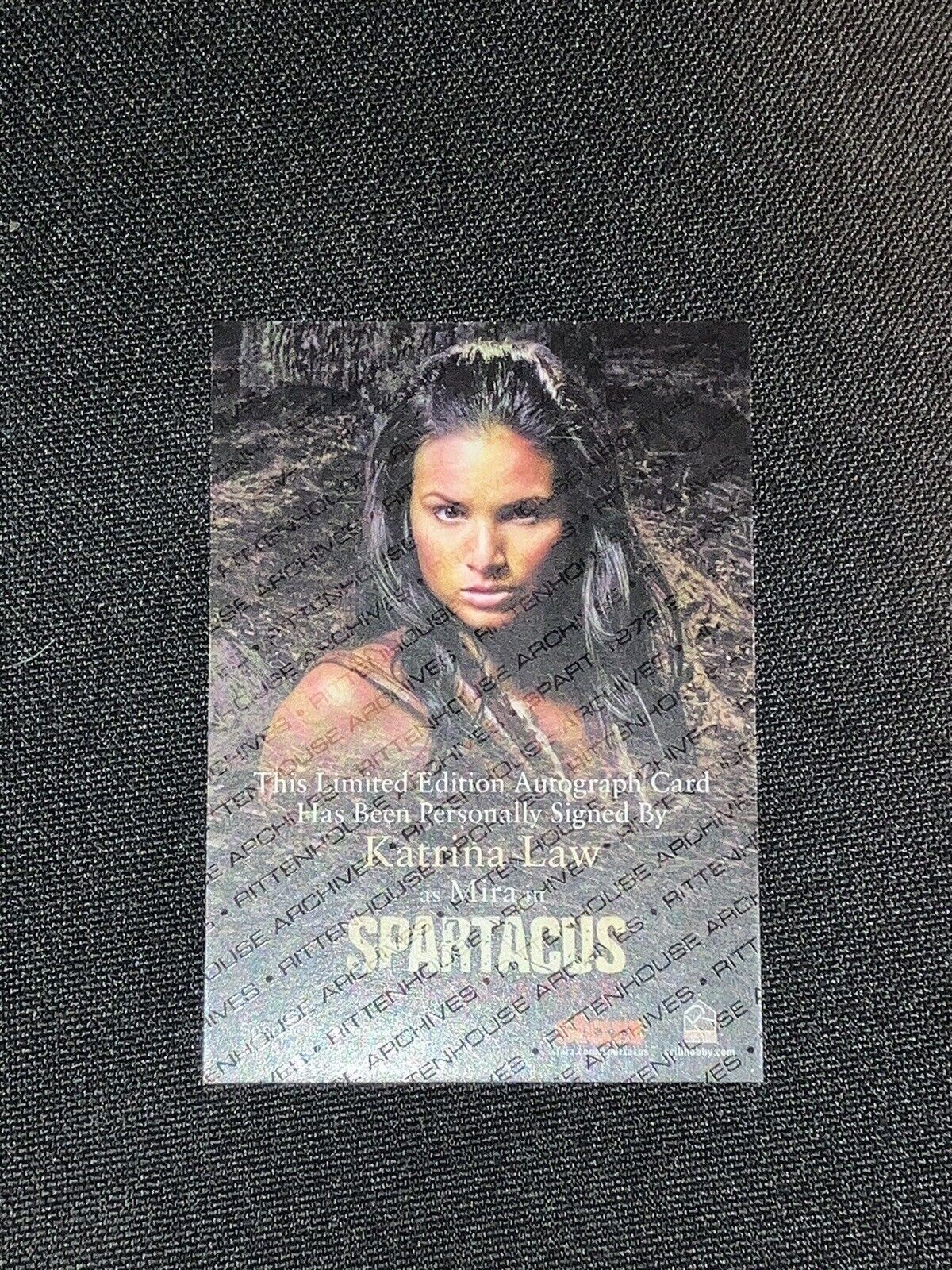 Spartacus: Vengeance Autograph Card Signed by Katrina Law as Mira