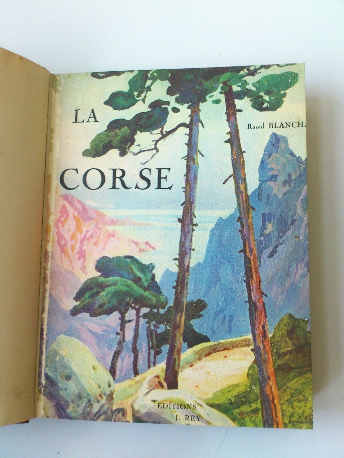 Vintage travel book:LA CORSE Corsica ItalyRaoul Blanchard 190 photos1926