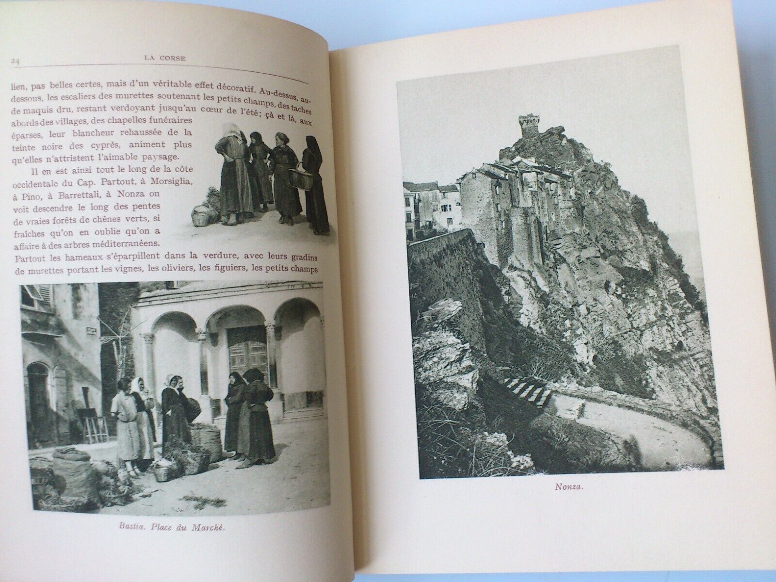 Vintage travel book:LA CORSE Corsica ItalyRaoul Blanchard 190 photos1926