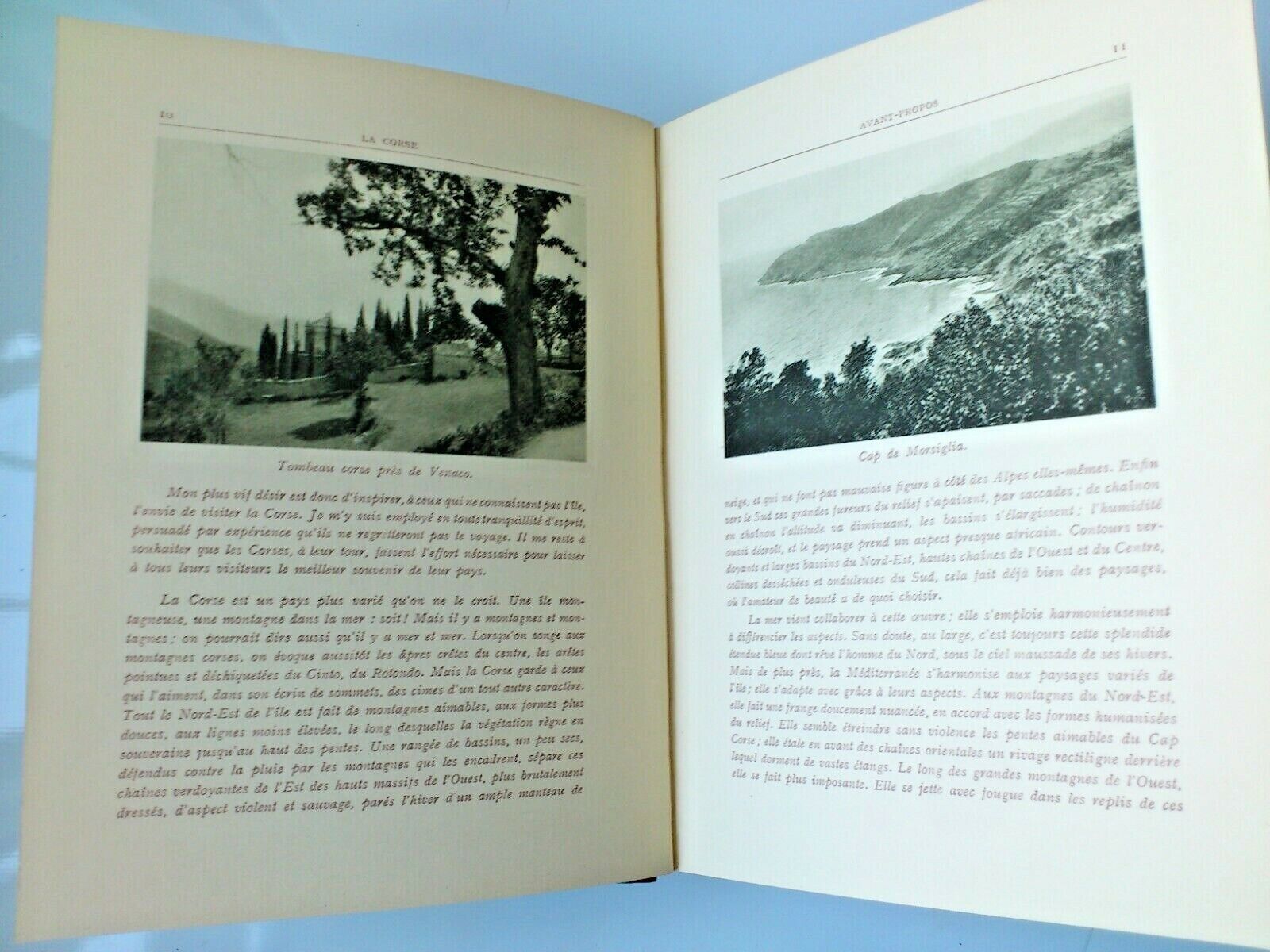 Vintage travel book:LA CORSE Corsica ItalyRaoul Blanchard 190 photos1926