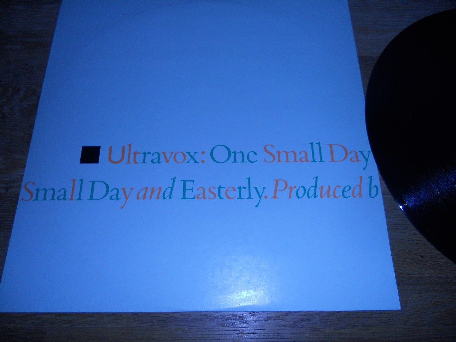 ULTRAVOX "ONE SMALL DAY / EASTERLY" 3 REMIXES USED UK 12" 1984 CHRYSALIS RECORDS