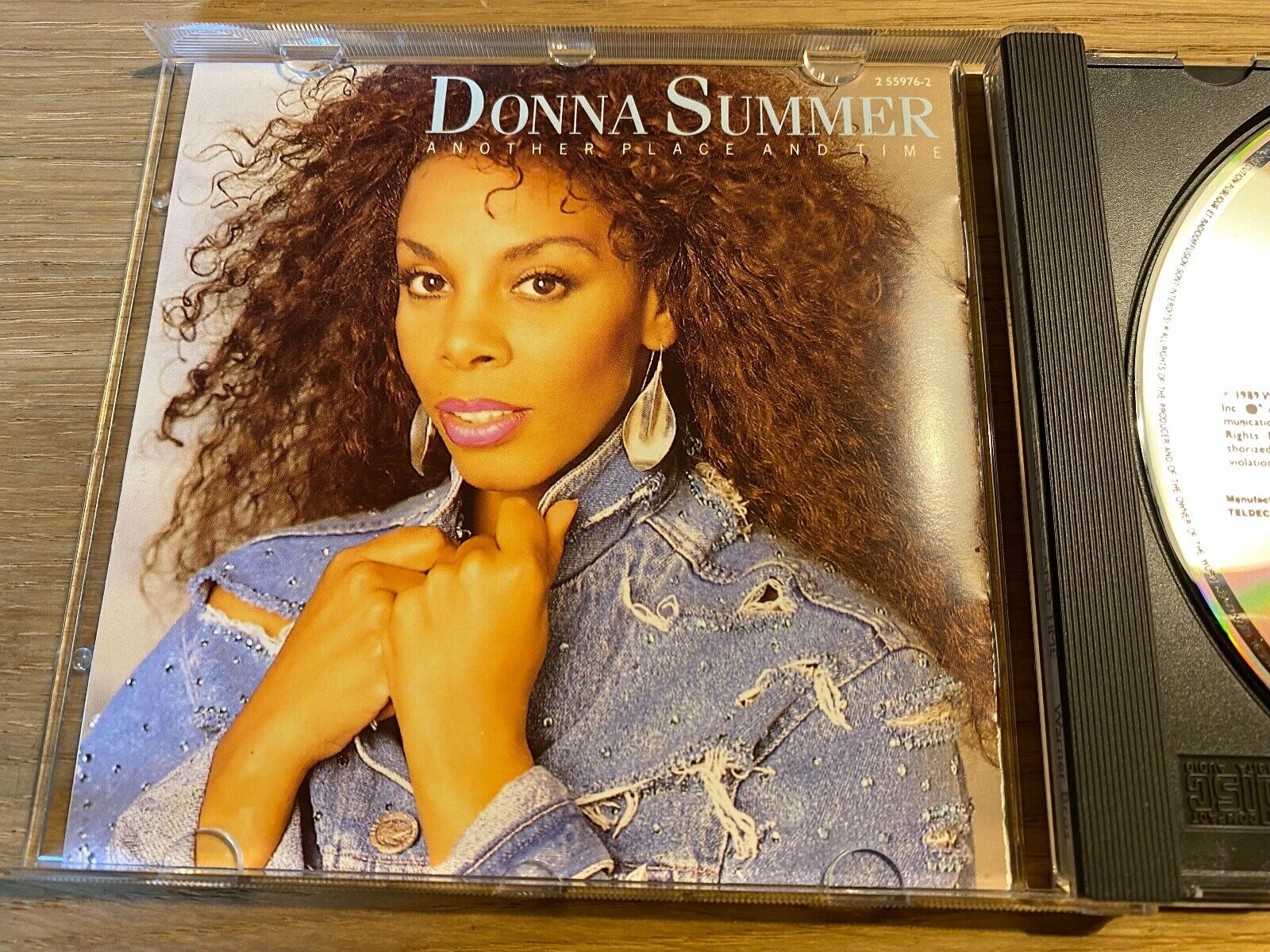 DONNA SUMMER "ANOTHER PLACE AND TIME" 1989 WEA  WARNER BROS RECORDS CD ALBUM**