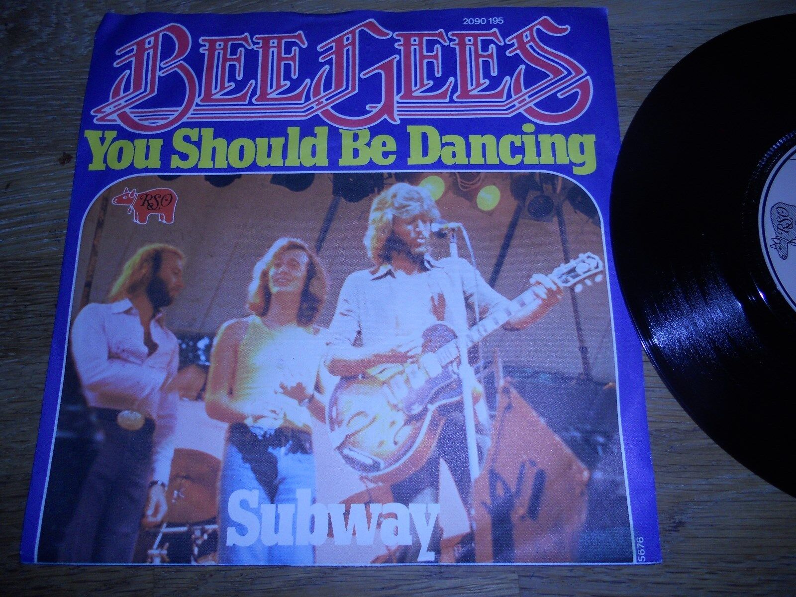 BEE GEES YOU SHOULD BE DANCING / SUBWAY GEMA WGERMAN 1976 RSO RECORDS NICE SEE*