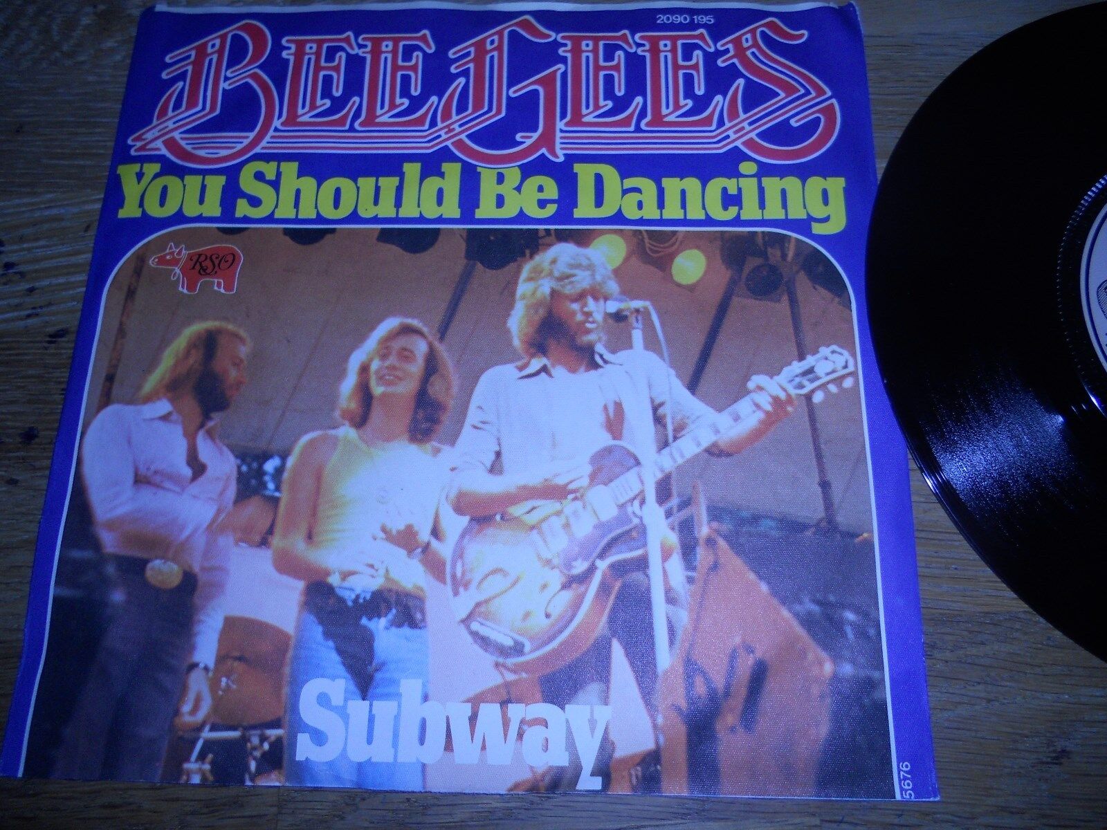 BEE GEES YOU SHOULD BE DANCING / SUBWAY GEMA WGERMAN 1976 RSO RECORDS NICE SEE*