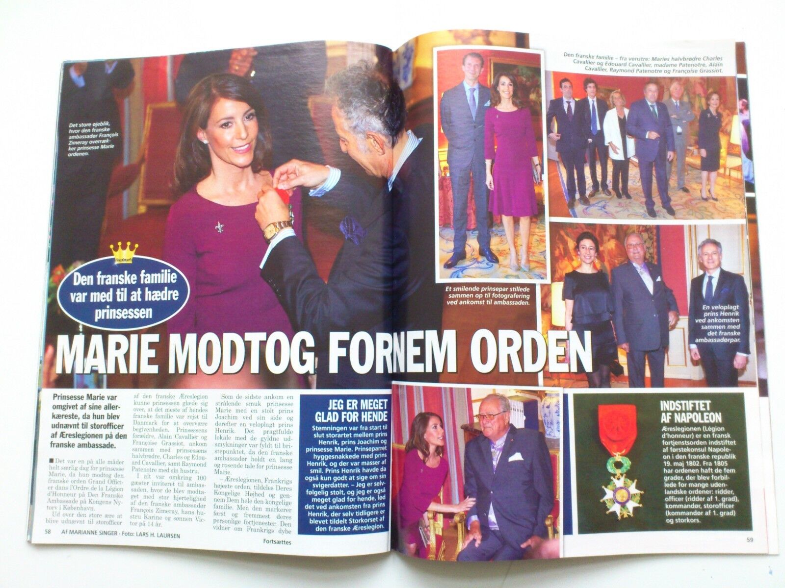 Danish magazine "Billed Bladet" Royals/Film stars No 16/2017