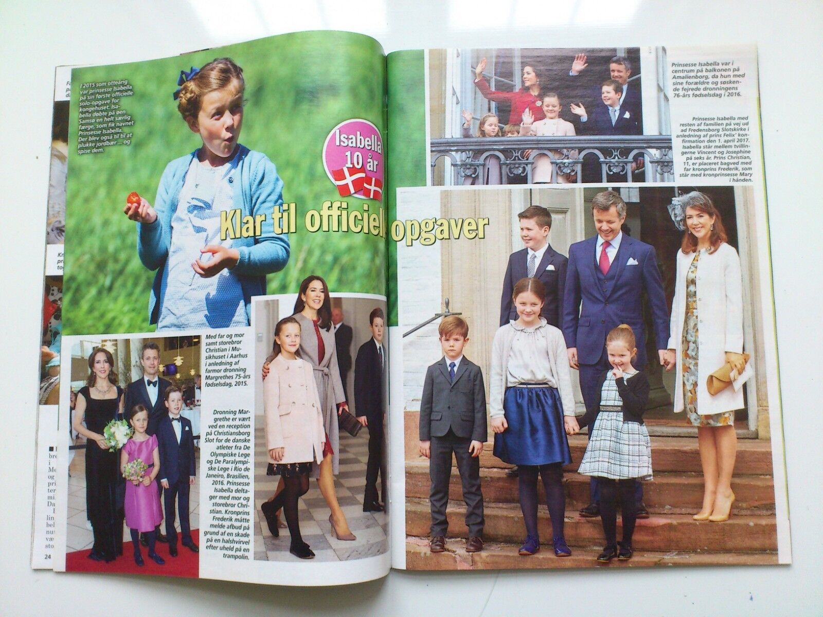 Danish magazine "Billed Bladet" Royals/Film stars No 16/2017