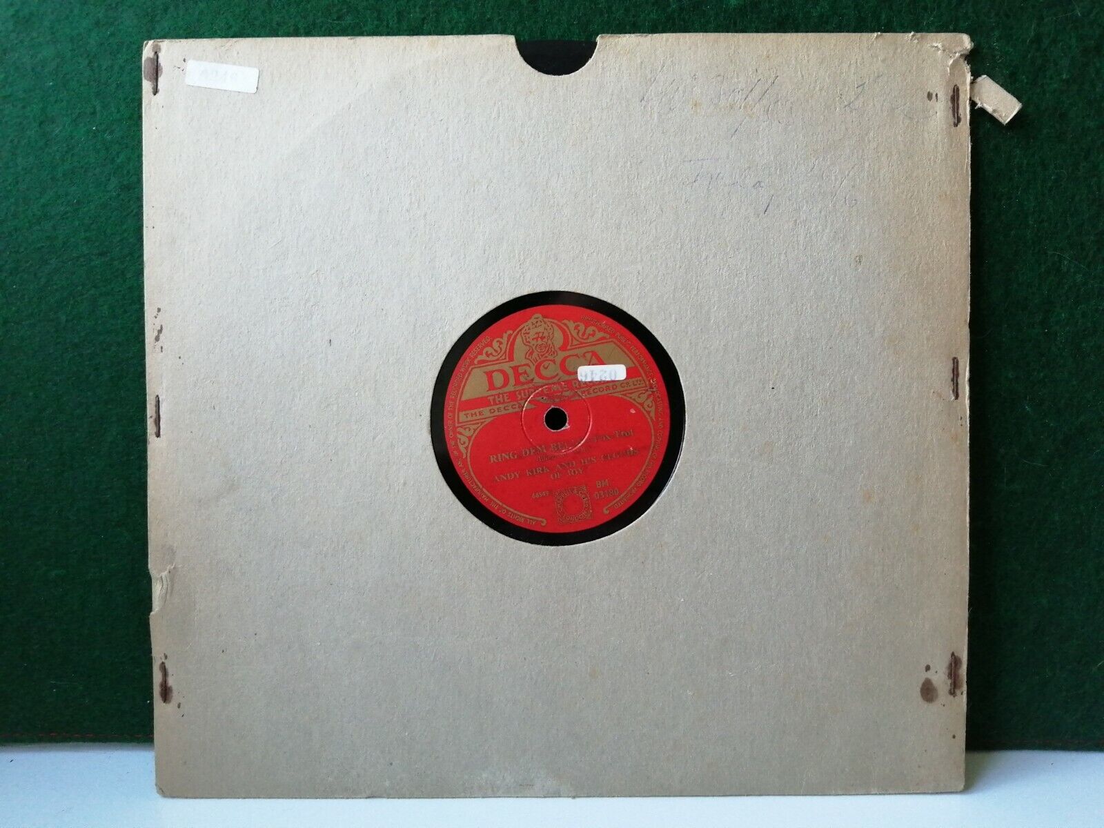 78 RPM  shellacAndy Kirk and His Clouds Of Joy-Cuban Boogie Boogie/Ring Dem 