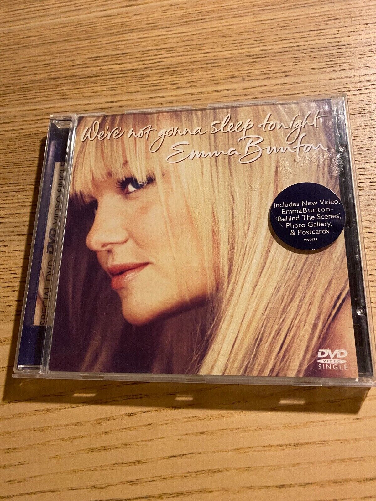 EMMA BUNTON "WE´RE NOT GONNA SLEEP TONIGHT" 2001 DVD SINGLE VIRGIN RECORDS LTD*