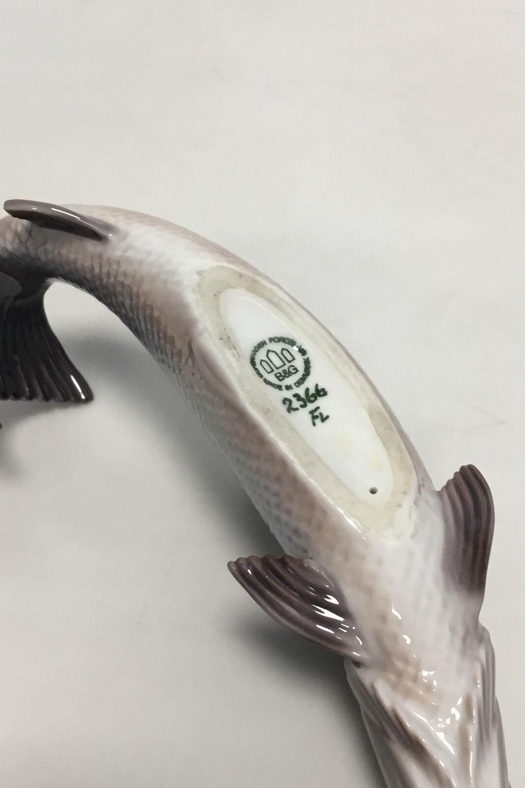 Bing  Grondahl figure of salmon No 2366