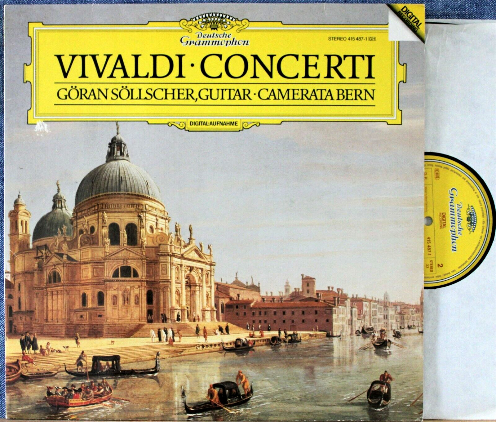 Söllscher Vivaldi (Guitar concertos; etc) DGG 415 487 dig NM