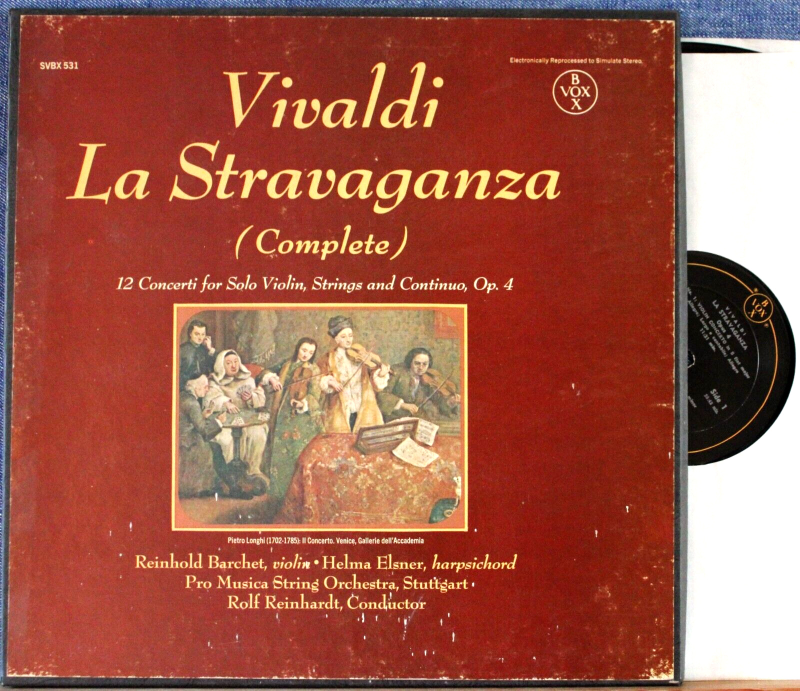 Barchet; etc Vivaldi (La Stravaganza op 4) Vox SVBX 531 (3) Box NM