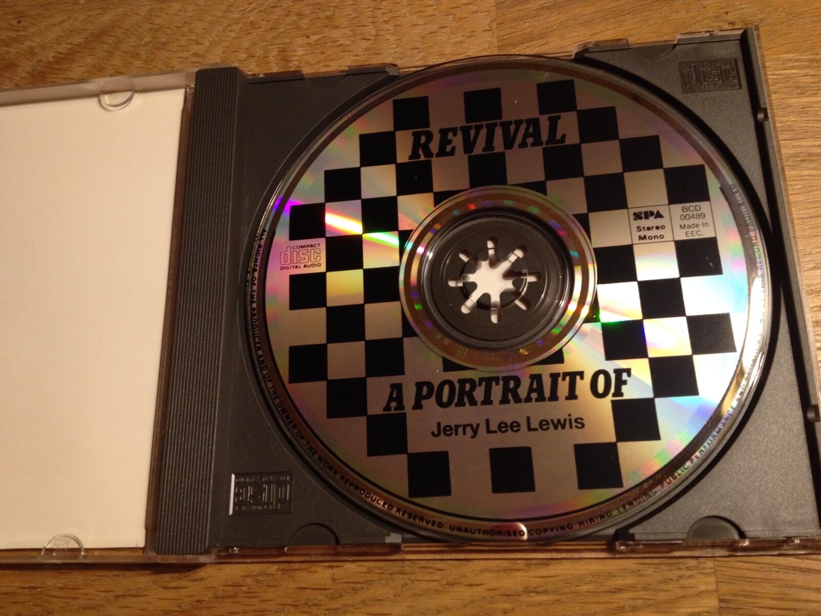 JERRY LEE LEWIS "A PORTRAIT OF JERRY LEE LEWIS" 1989 CD ALBUM 20 TRACK AAD SPA**