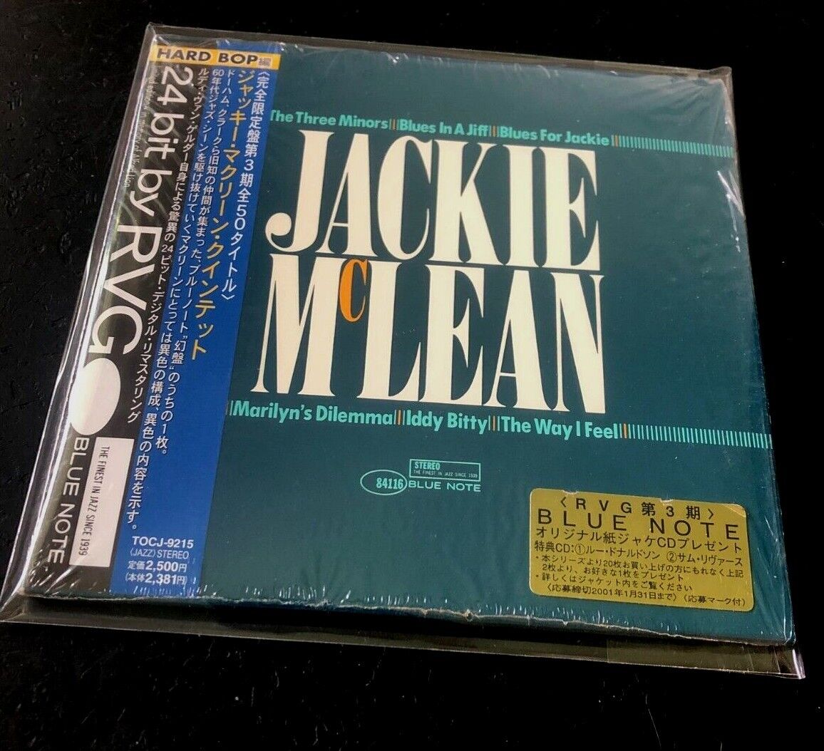 JACKIE MCLEAN QUINTET ''JACKIE MCLEAN'' - MINI LP JAPAN CD - BLUE NOTE