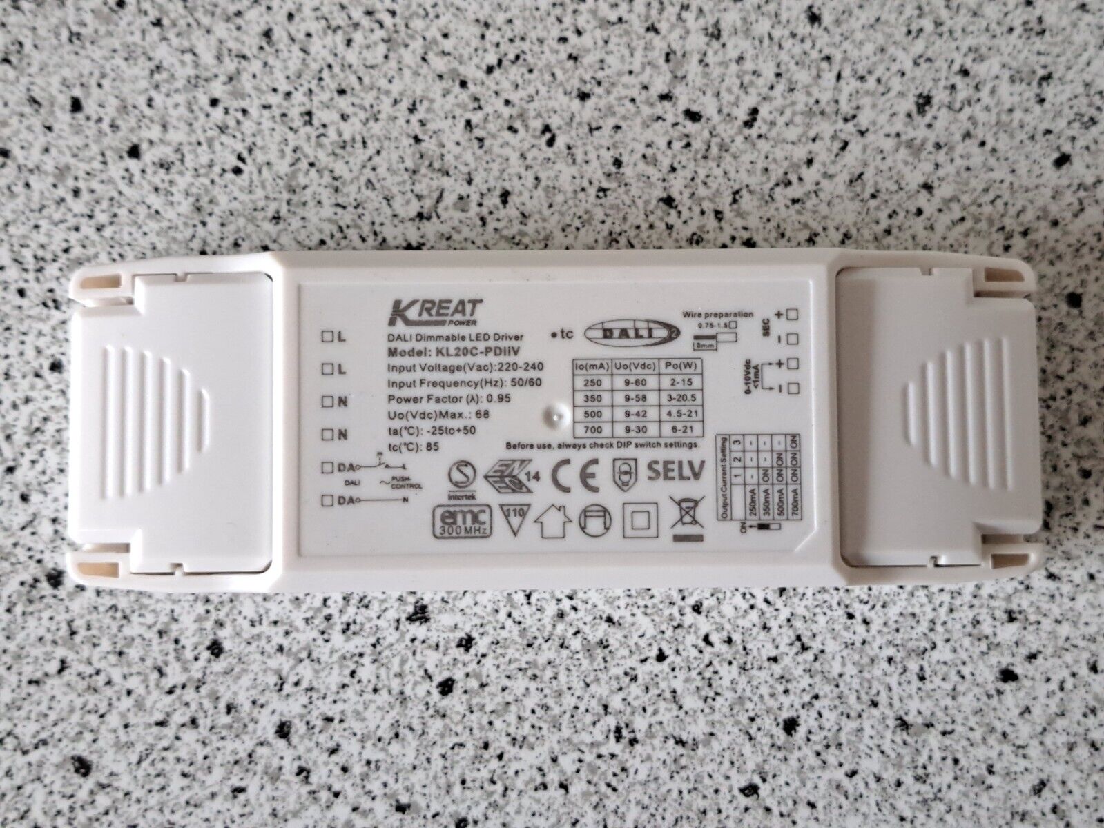 5 x Creat LED Driver KL20C DALI / 250-700mA