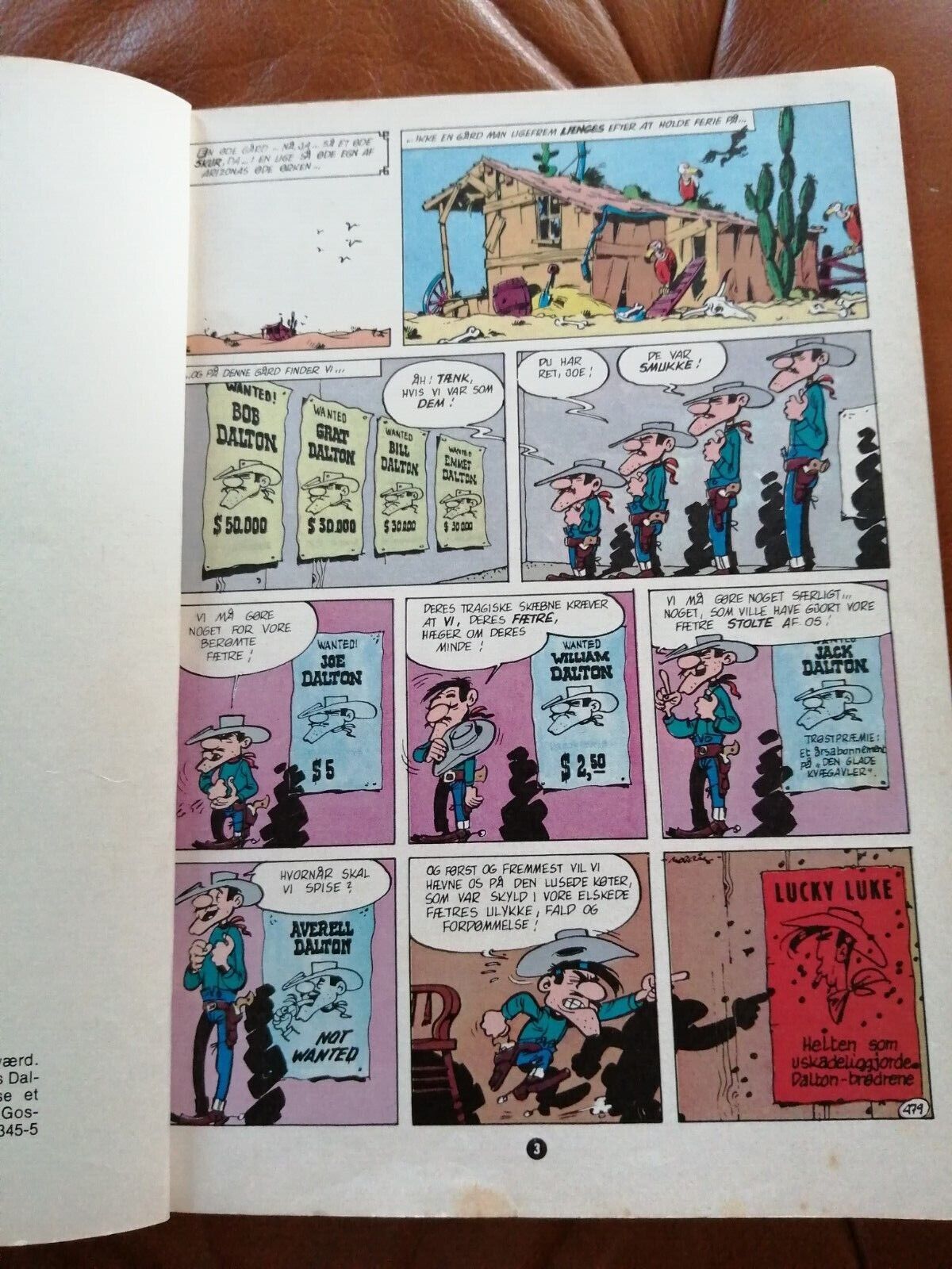 Denmarkcomic book"Lucky Luke" no 30Morris  Goscinny1978 1stedex-library