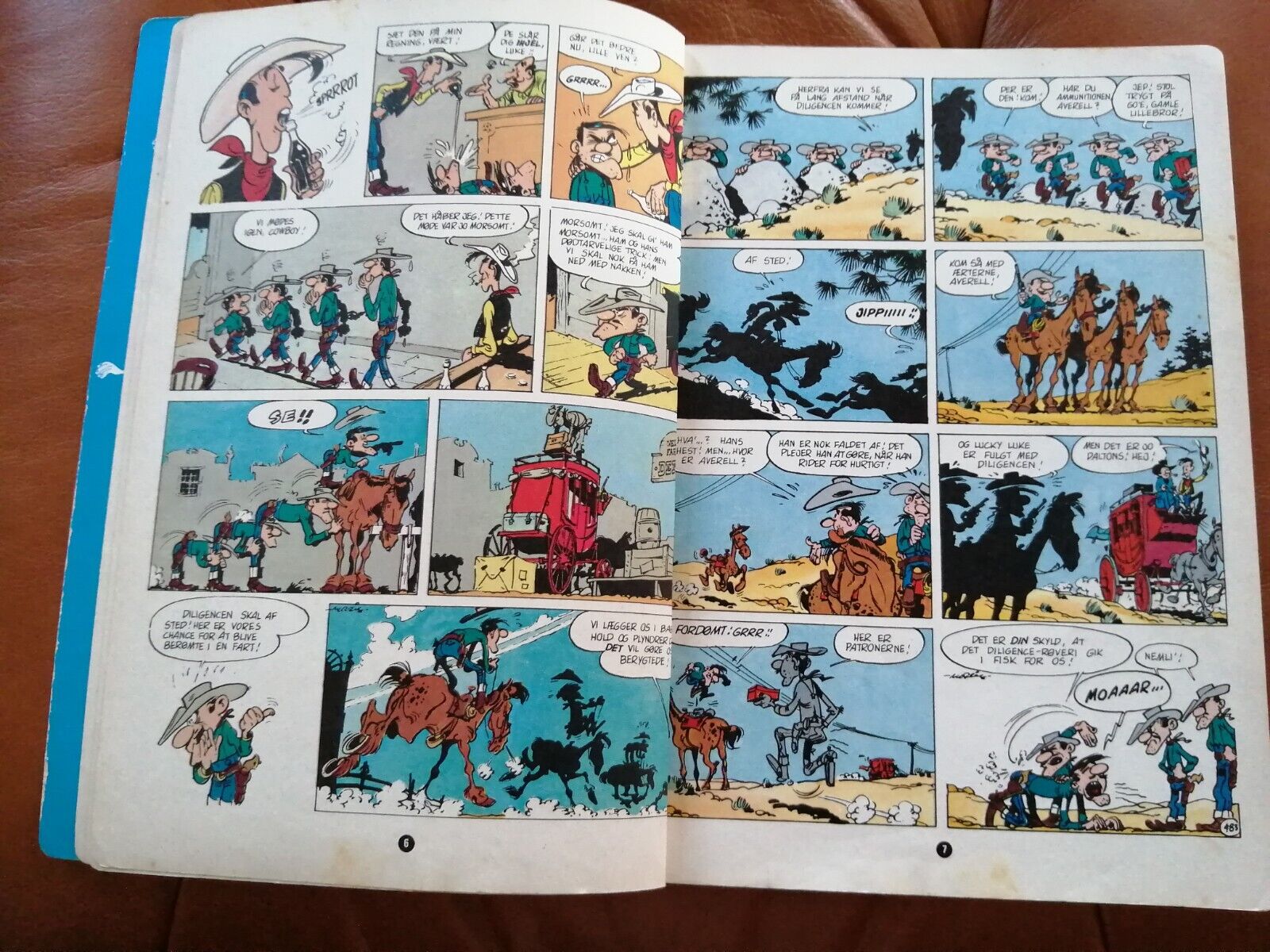 Denmarkcomic book"Lucky Luke" no 30Morris  Goscinny1978 1stedex-library