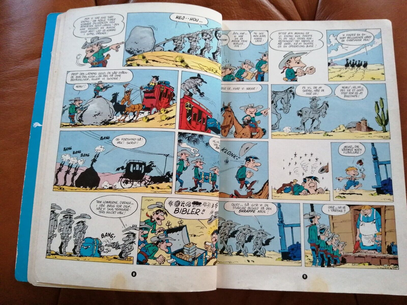 Denmarkcomic book"Lucky Luke" no 30Morris  Goscinny1978 1stedex-library