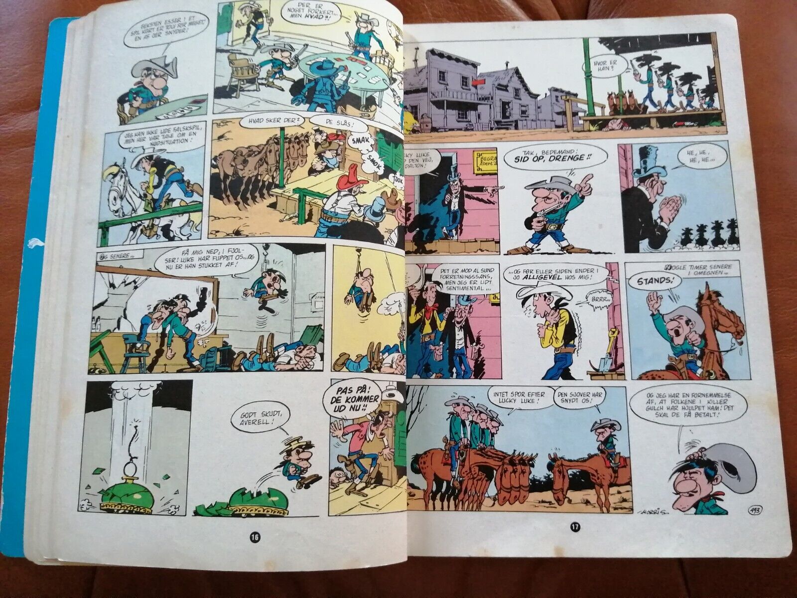 Denmarkcomic book"Lucky Luke" no 30Morris  Goscinny1978 1stedex-library