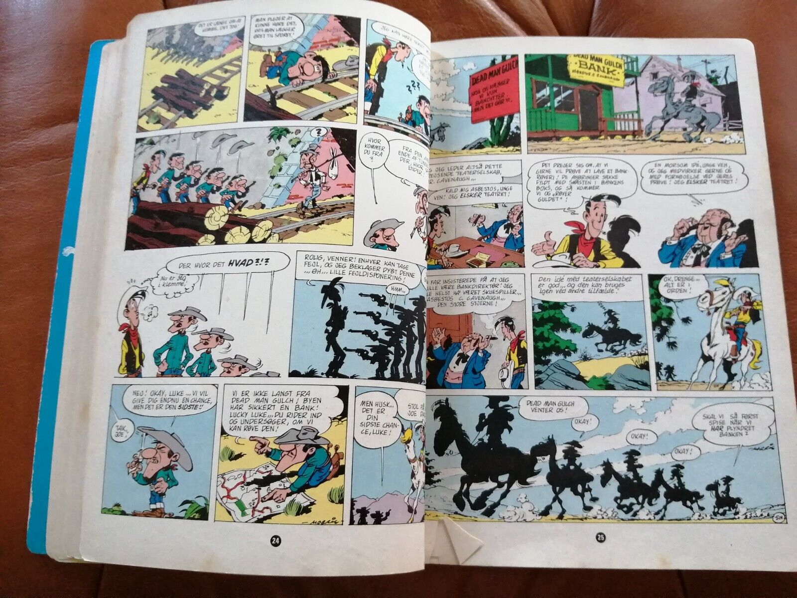 Denmarkcomic book"Lucky Luke" no 30Morris  Goscinny1978 1stedex-library