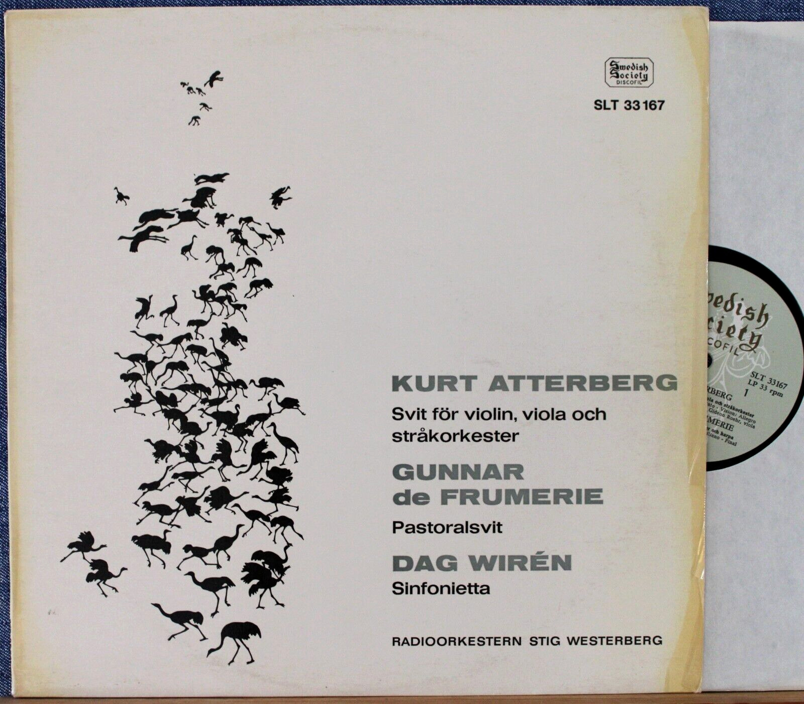 Saulesco; Roehr; WEsterberg; etc Atterberg (Suite) + Wirén etc SLT 33 167 NM