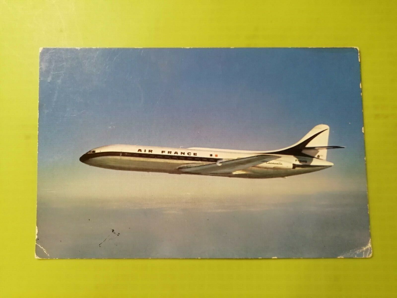 Aviation Postcard Air France Caravelle Posted in 1962