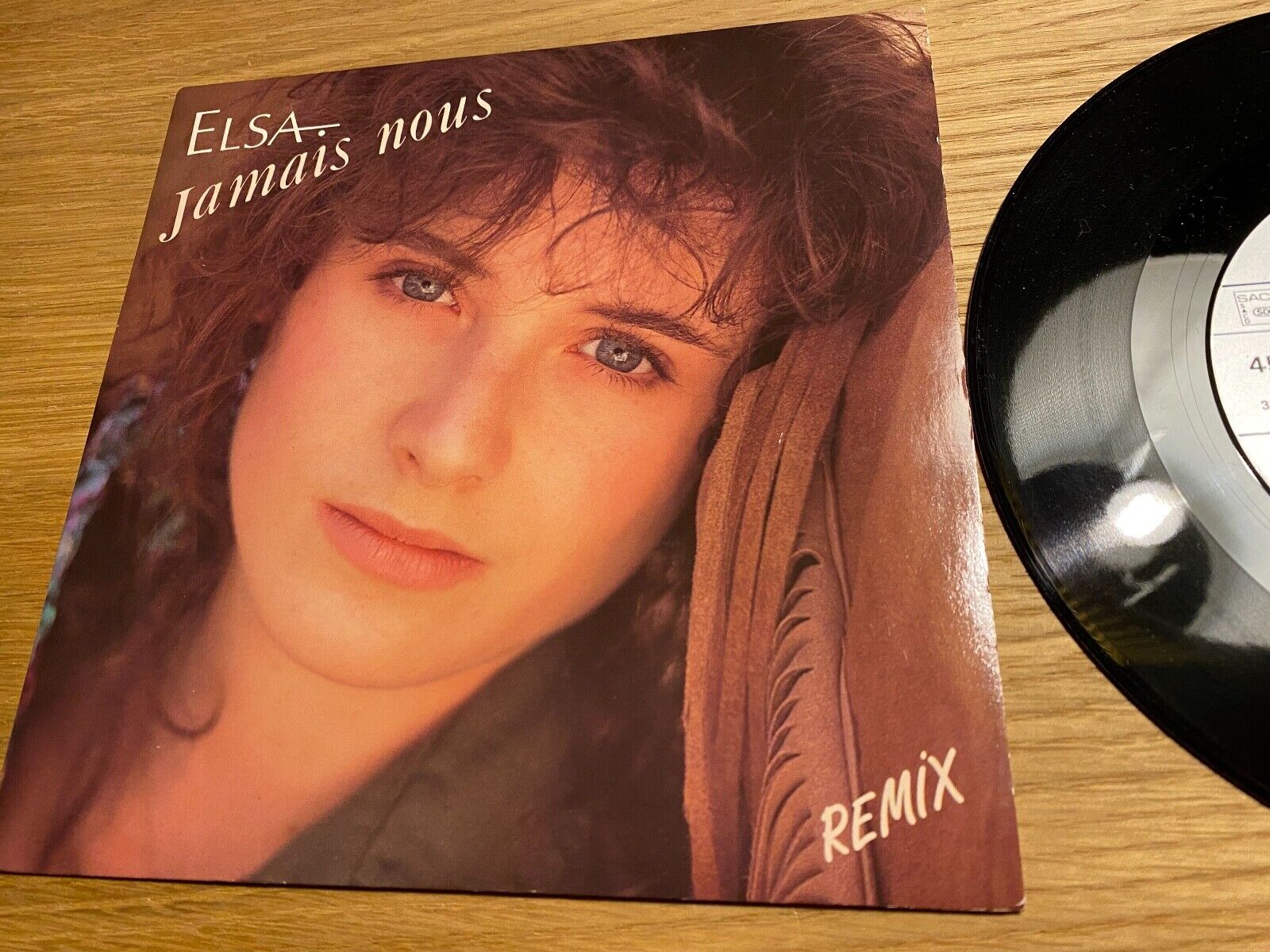 ELISA "JAMAIS NOUS" REMIX "NOSTALGIE-CINEMA" 1988 FRANCE GM ARIOLA RECORDS FRANC