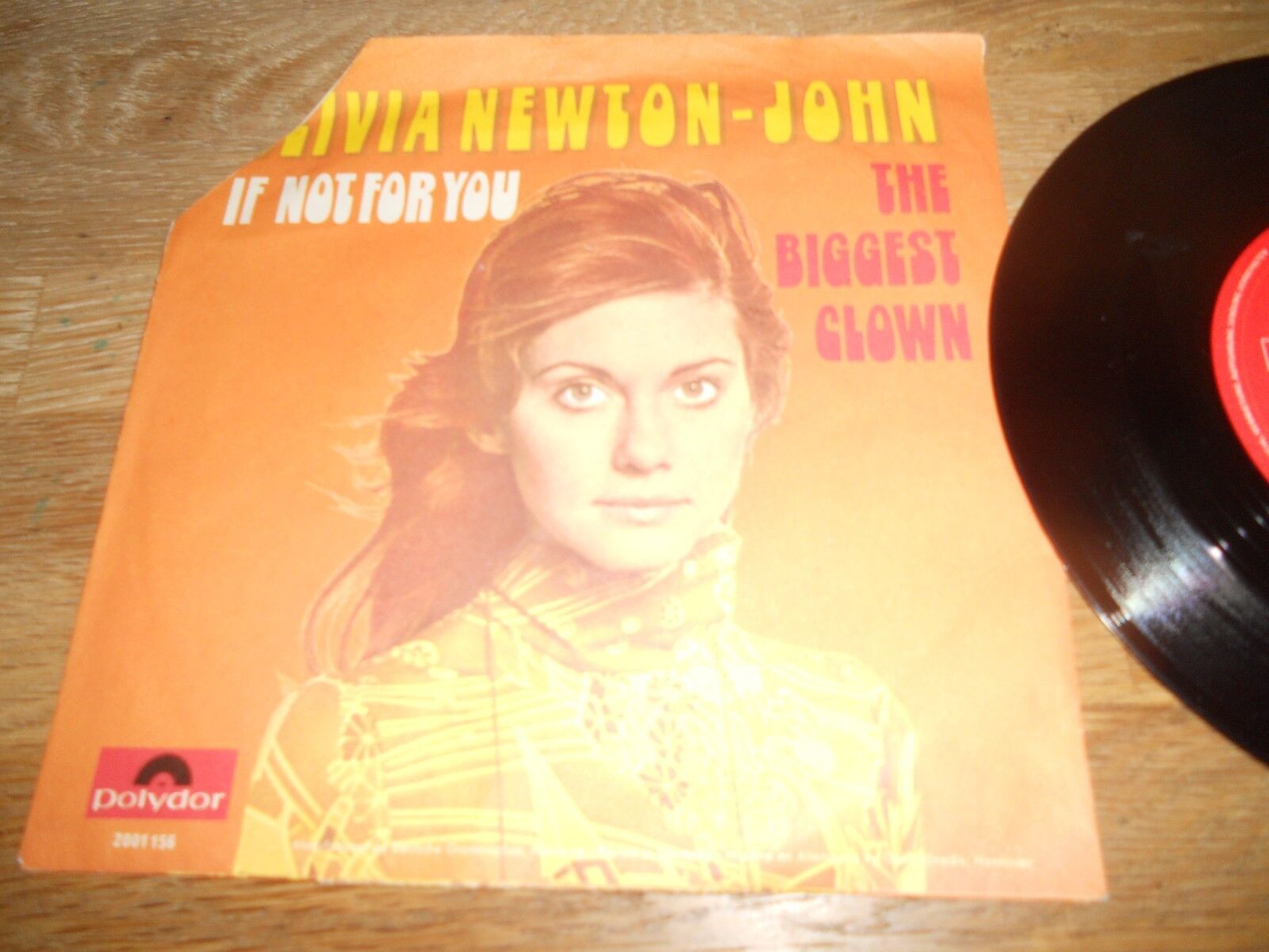 OLIVIA NEWTON-JOHN IF NOT FOR LOVE/THE BIGGEST CLOWN USED POLYDOR RECORDS GEMA**