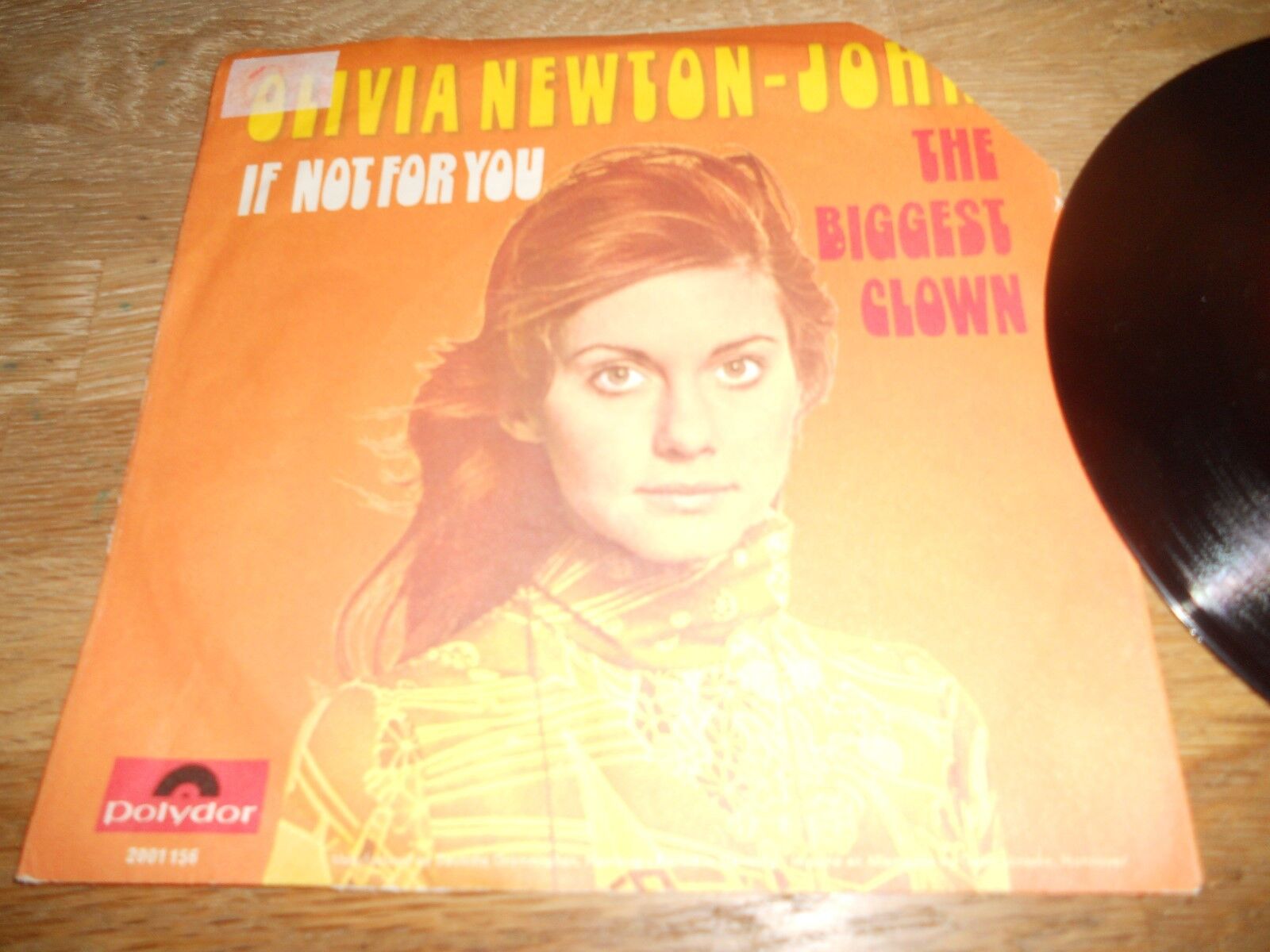 OLIVIA NEWTON-JOHN IF NOT FOR LOVE/THE BIGGEST CLOWN USED POLYDOR RECORDS GEMA**