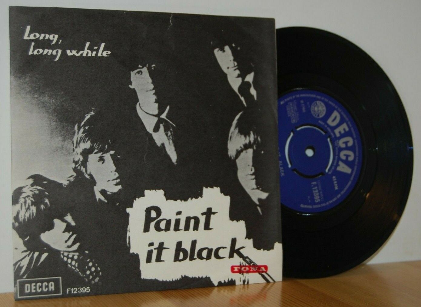 The ROLLING STONES Paint It Black F12395 Picture Sleeve Denmark