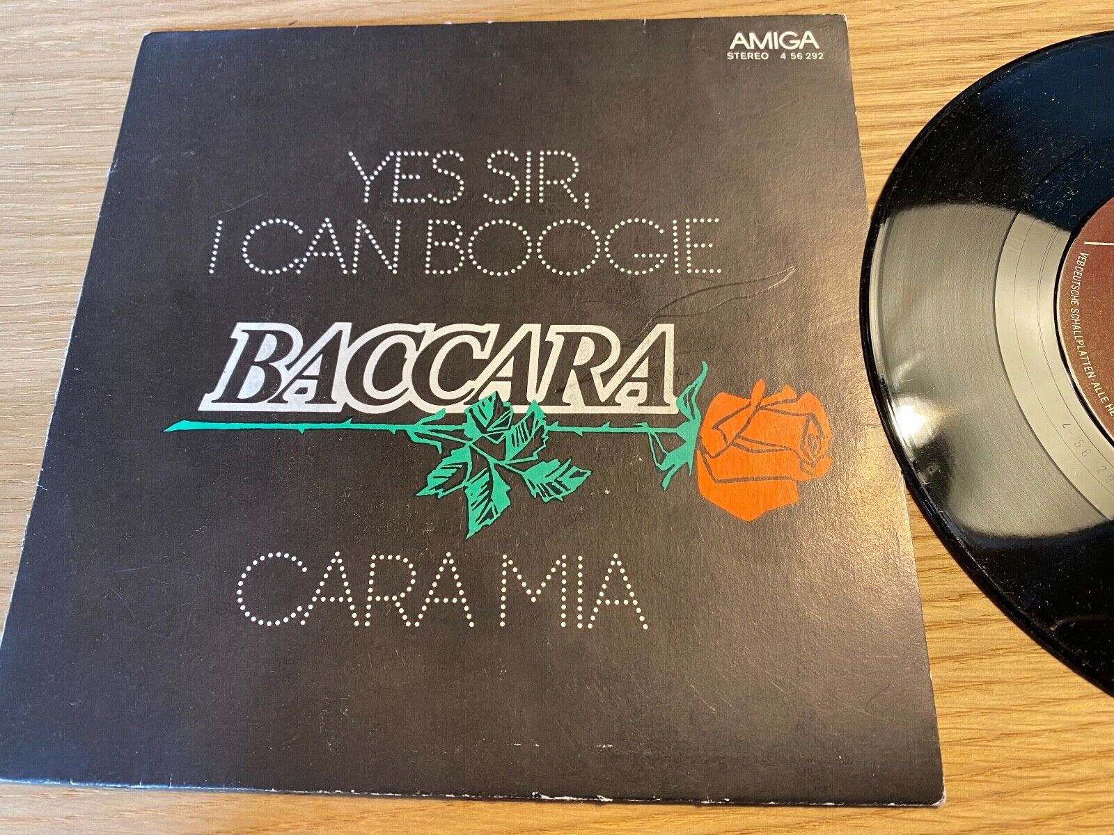 BACCARA "YES SIR I CAN BOOGIE/CARA MIA" 1970´S DDR AMIGA AWA 7" EAST GERMAN OOP