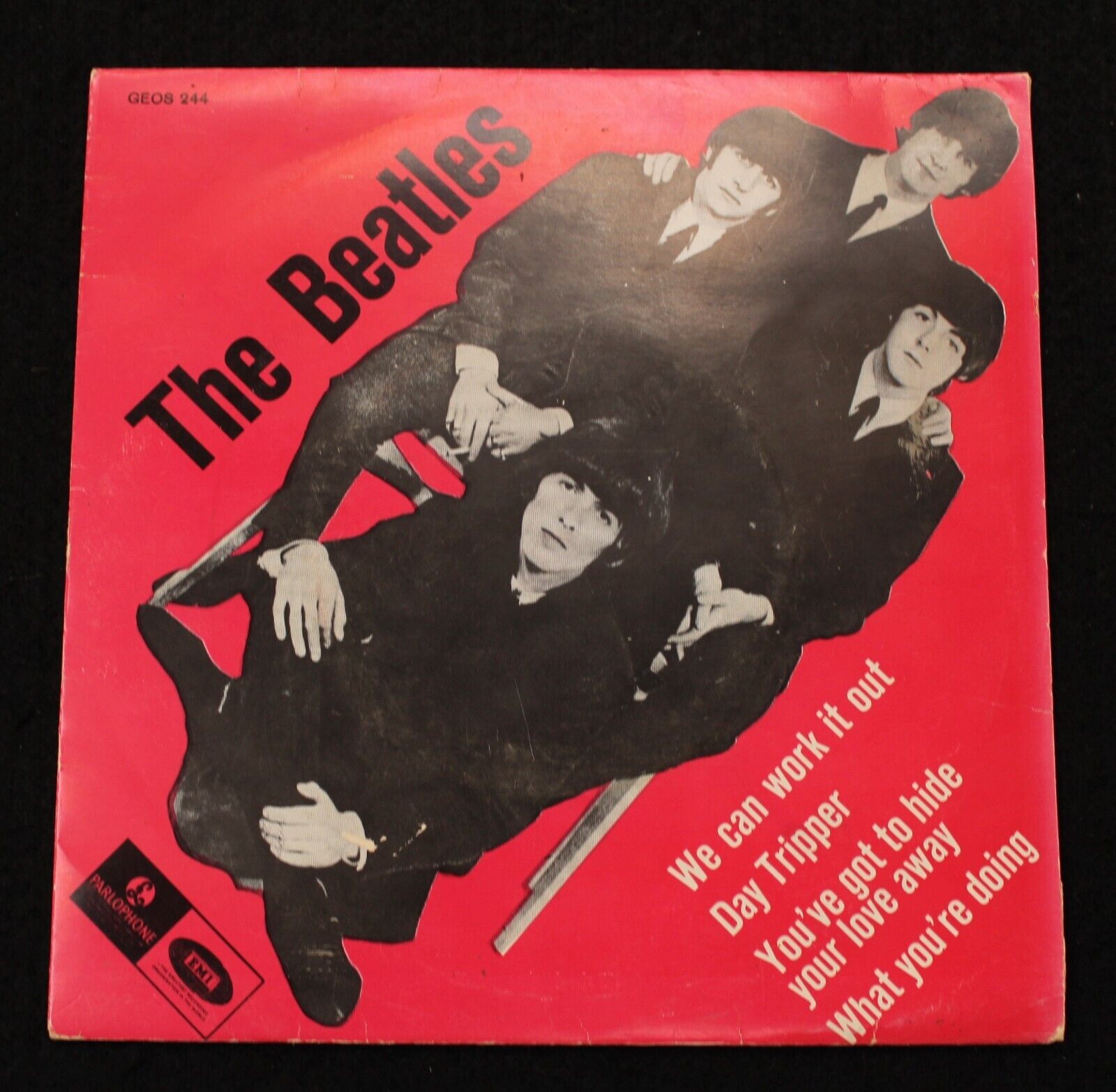 BEATLES We Can Work It Out + 3 Rare Danish EP 45